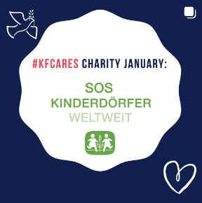 KFcares initiative for a better tomorrow. SOS Kinderdörfer
