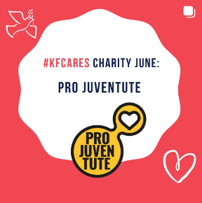 KFcares initiative for a better tomorrow. Pro Juventute